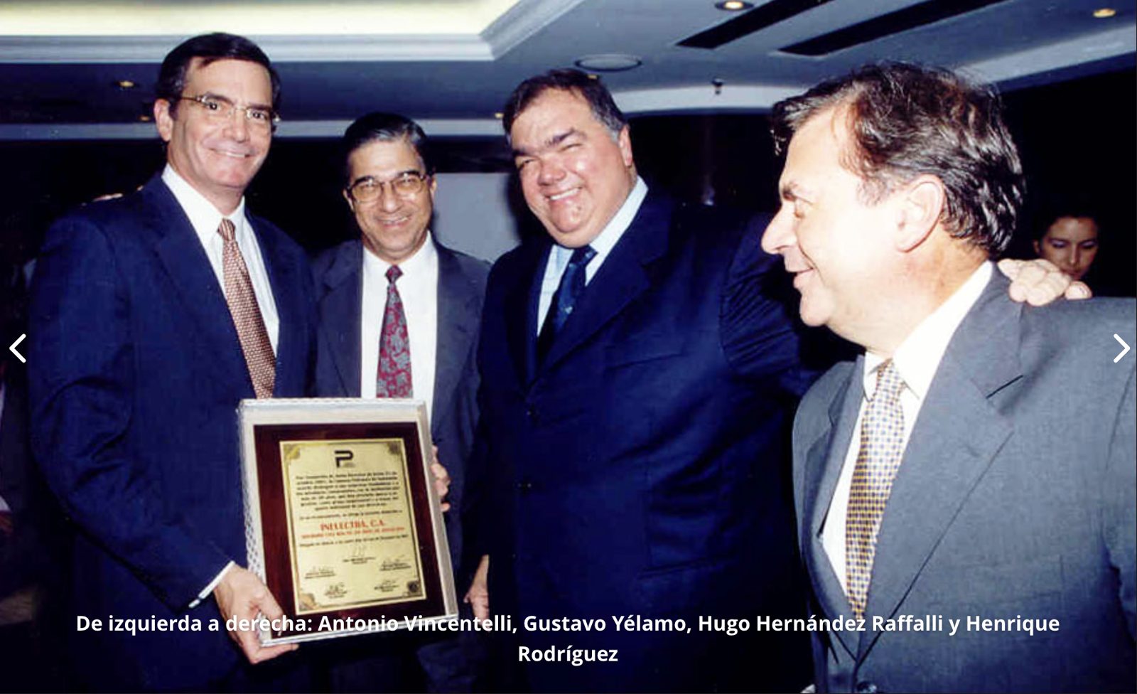 Reconocimiento a INELECTRA C.A.