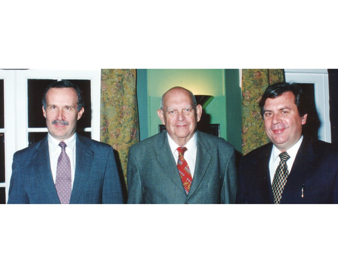 Carlos Domínguez, Henrique Rodríguez Díaz y Henrique Rodríguez Guillén